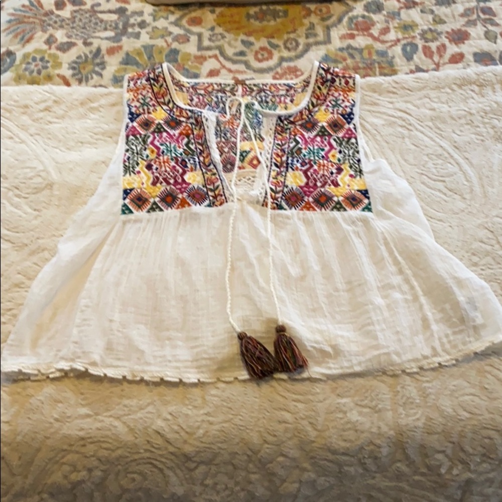 Summer blouse boho style